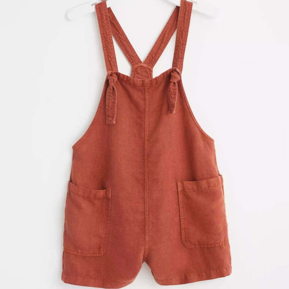 Aerie twill knot shortall